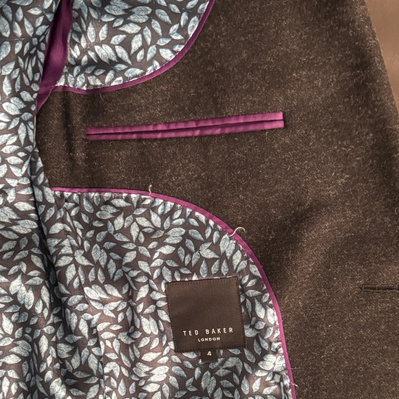 Ted Baker Black and Burgundy Gradient Blazer - Picture 10 of 14